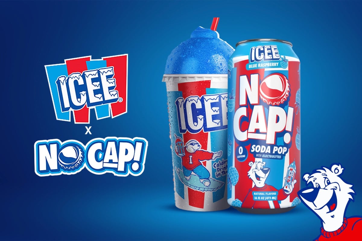 ICEE teams up with No Cap! for zero-sugar sodas | ©Image Credit: NO CAP! Soda Pop, PR Newswire