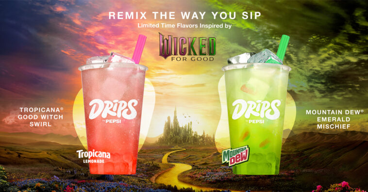 Drink up the magic of Oz! Two new Wicked-inspired Pepsi drinks land at Regal this November | ©Image Credit: Pepsi