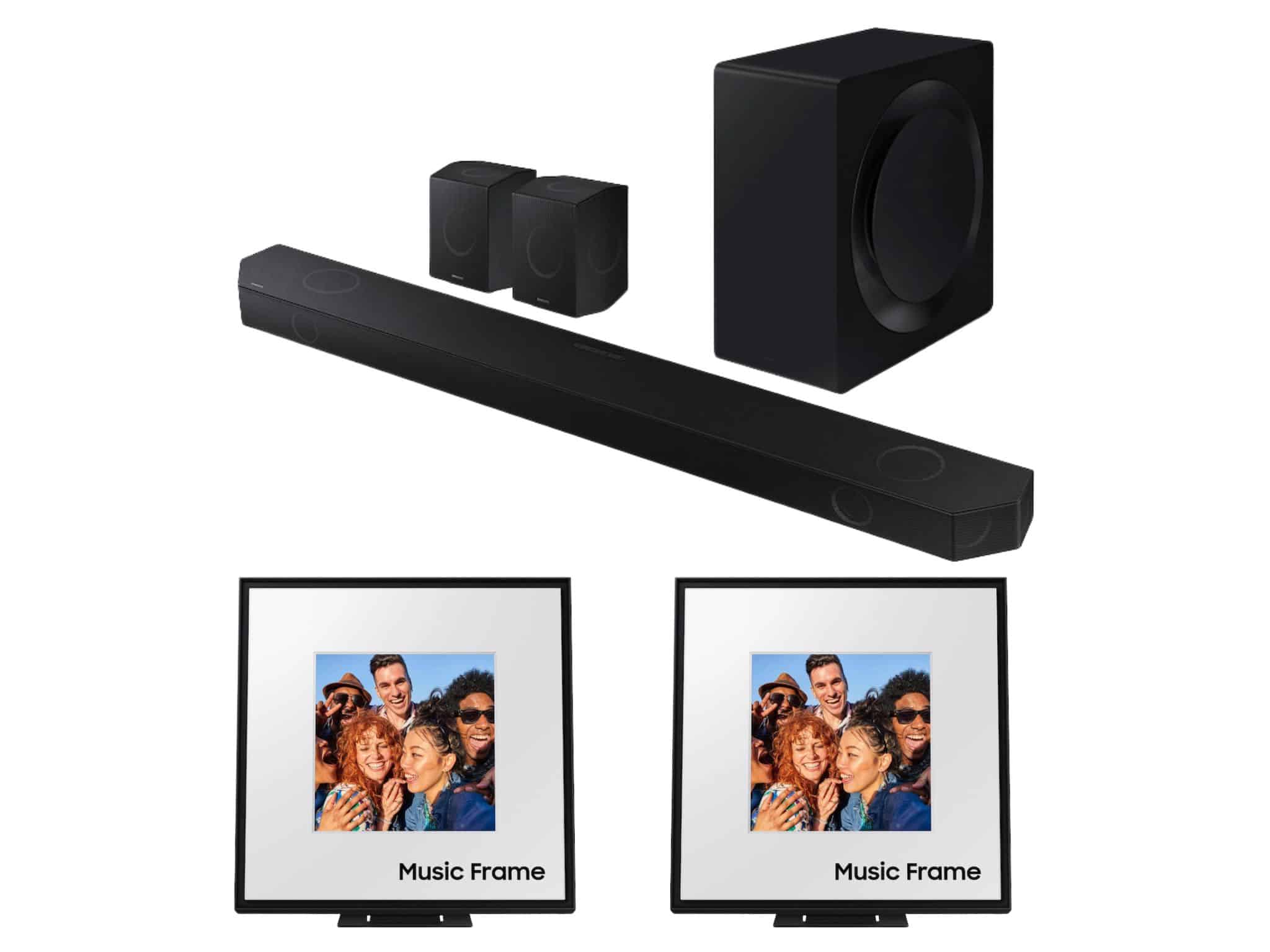 Samsung HW-Q990D Soundbar Bundle with Music Frame ©Image Credit: Samsung