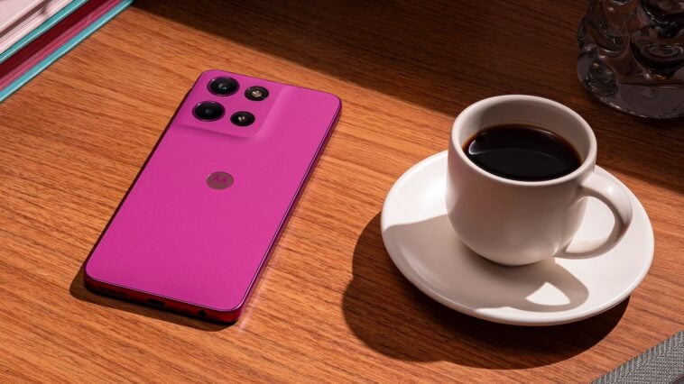 The moto g 2026 is available in a bold Cattleya Orchid color and it retails for just $199 ©Image Credit: Motorola