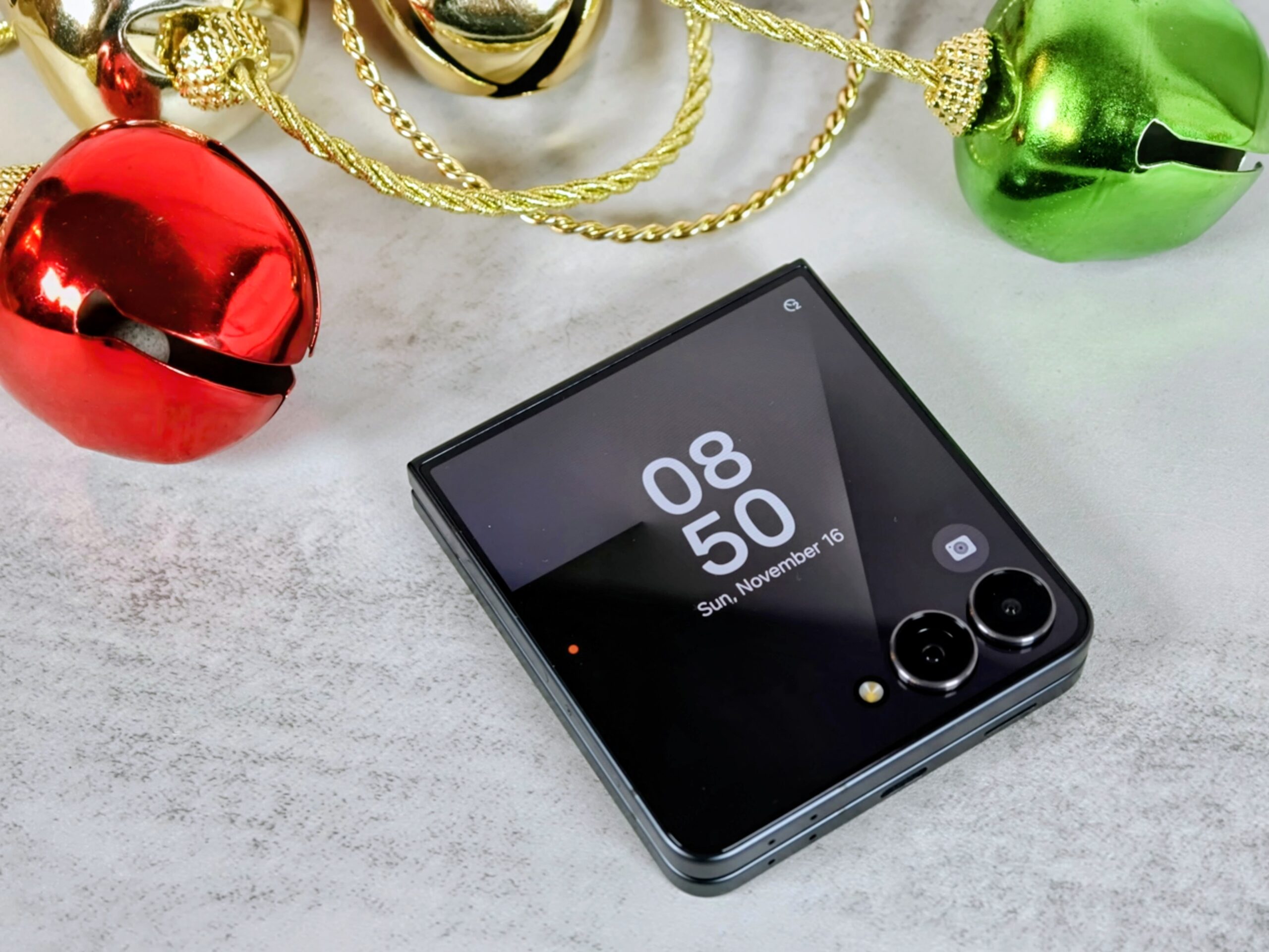 The Samsung Galaxy Z Flip 7 is a powerful phone that is easy to pocket ©Image Credit: AT&T