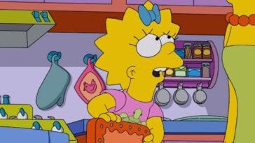 Maggie Simpson speaks! Lindsay Lohan brings her voice to life in a rare Simpsons moment. | ©Image Credit: Fox