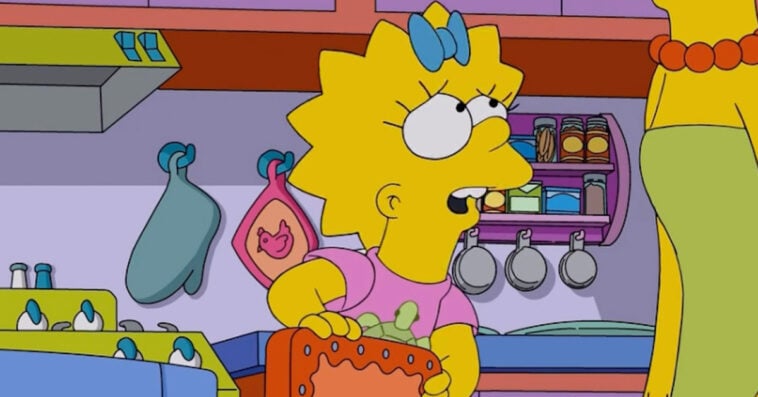Maggie Simpson speaks! Lindsay Lohan brings her voice to life in a rare Simpsons moment. | ©Image Credit: Fox
