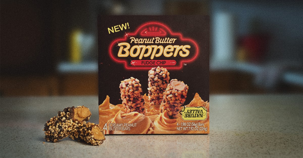 Peanut Butter Boppers are back with a Stranger Things twist straight from Hawkins. | ©Image Credit: Nature Valley