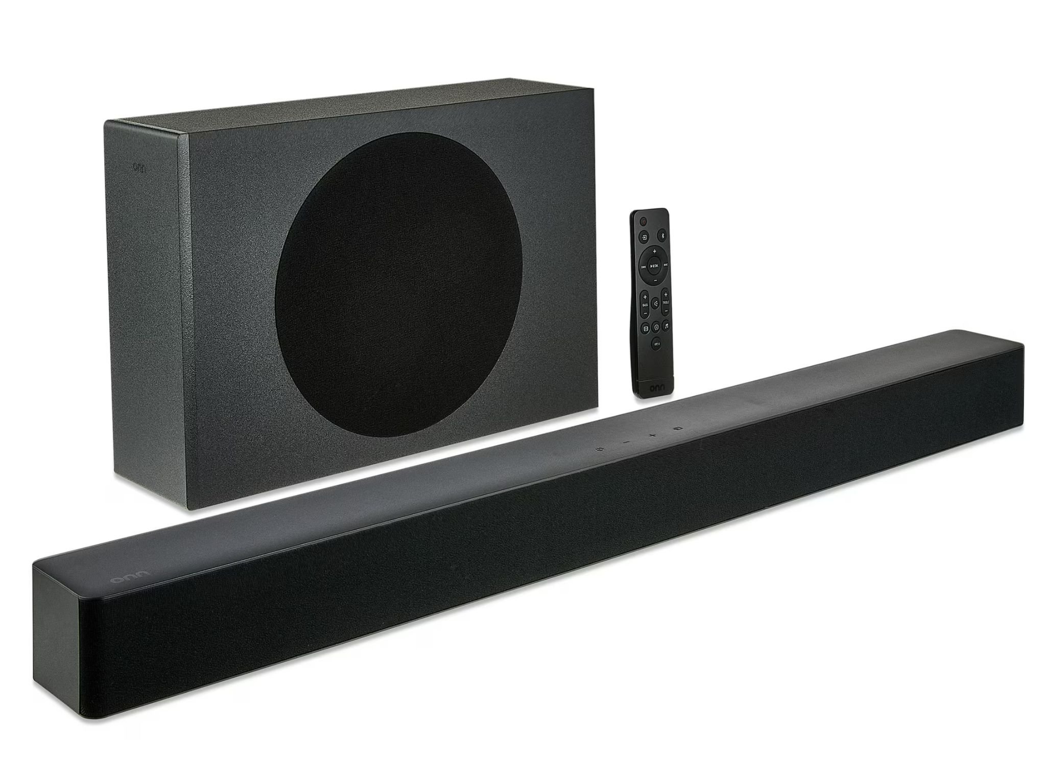 Onn 2.1 Soundbar and Wireless Subwoofer ©Image Credit: Onn