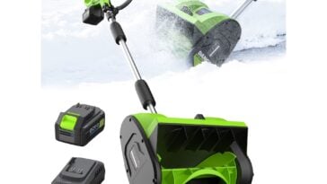 Steelite 21V 13 Inch Cordless Snow Shovel ©Image Credit: Steelite