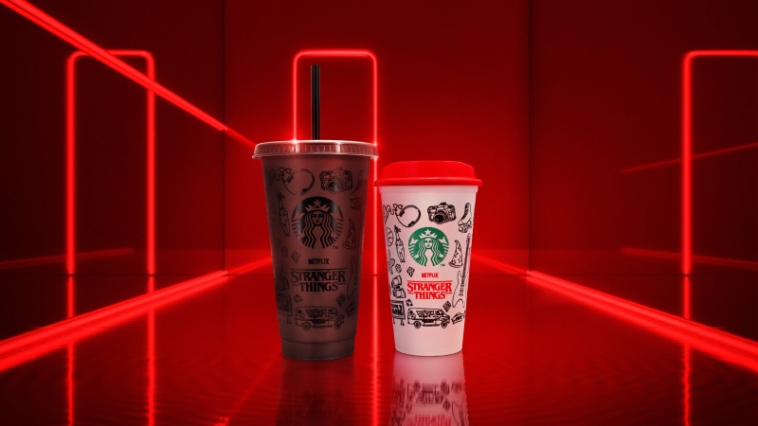 Starbucks rolls out Stranger Things collab abroad | ©Image Credit: Starbucks