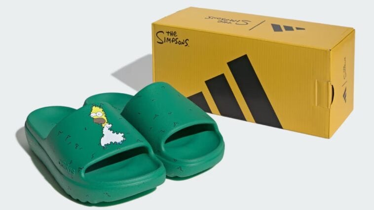 Adidas The Simpsons Adilette Lumia Slides ©Image Credit: Adidas