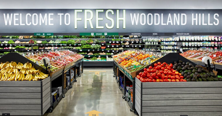 Amazon is closing all Fresh and Go stores but is betting big on Whole Foods and same-day grocery delivery. | ©Image Credit: Amazon