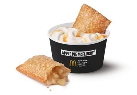 Apple Pie Mini McFlurry | ©Image Credit: McDonald's