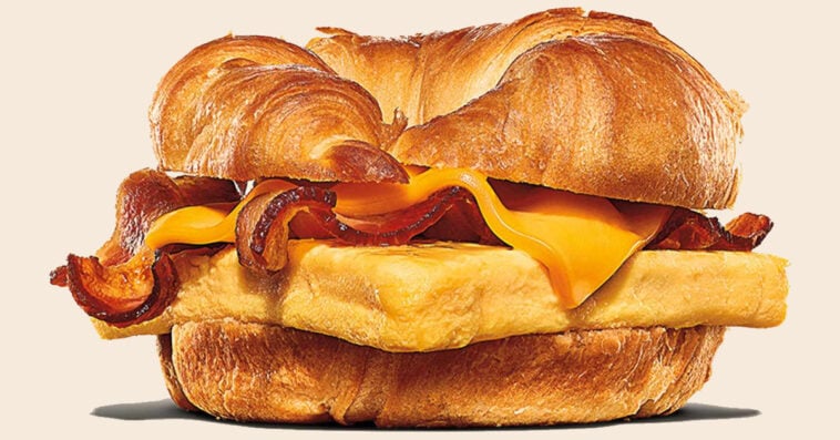Ooey-gooey, buttery, perfect! Don’t miss Burger King’s one-day Croissan’wich giveaway! | ©Image Credit: Burger King