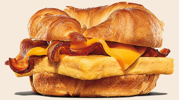 Ooey-gooey, buttery, perfect! Don’t miss Burger King’s one-day Croissan’wich giveaway! | ©Image Credit: Burger King