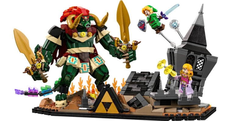 Step into Hyrule: LEGO brings Link, Zelda, and Ganon’s epic final battle to life in stunning detail. | ©Image Credit: LEGO