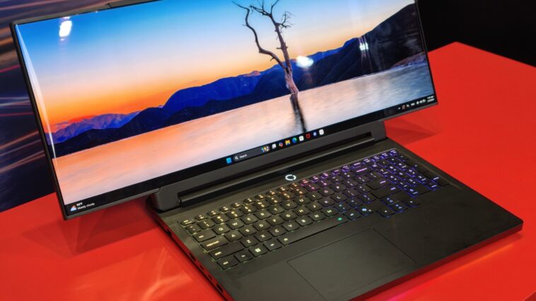 Lenovo unveils laptop with a screen that rolls out horizontally 1