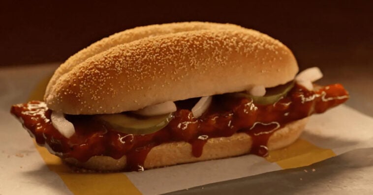 Is your favorite limited-time sandwich misleading? The McRib is at the center of a legal challenge. | ©Image Credit: McDonald's
