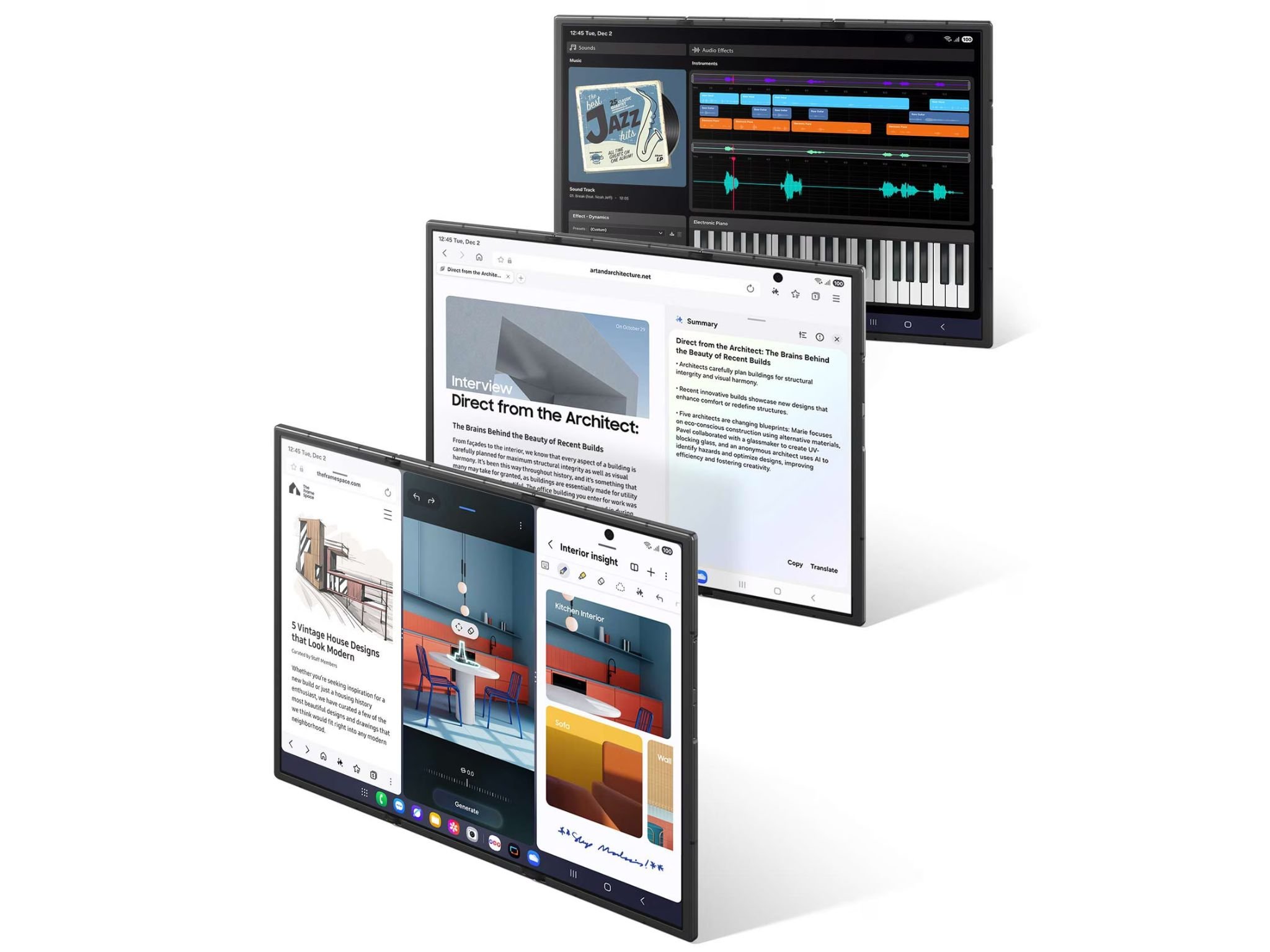 Samsung Galaxy Z TriFold Multitasking ©Image Credit: Samsung