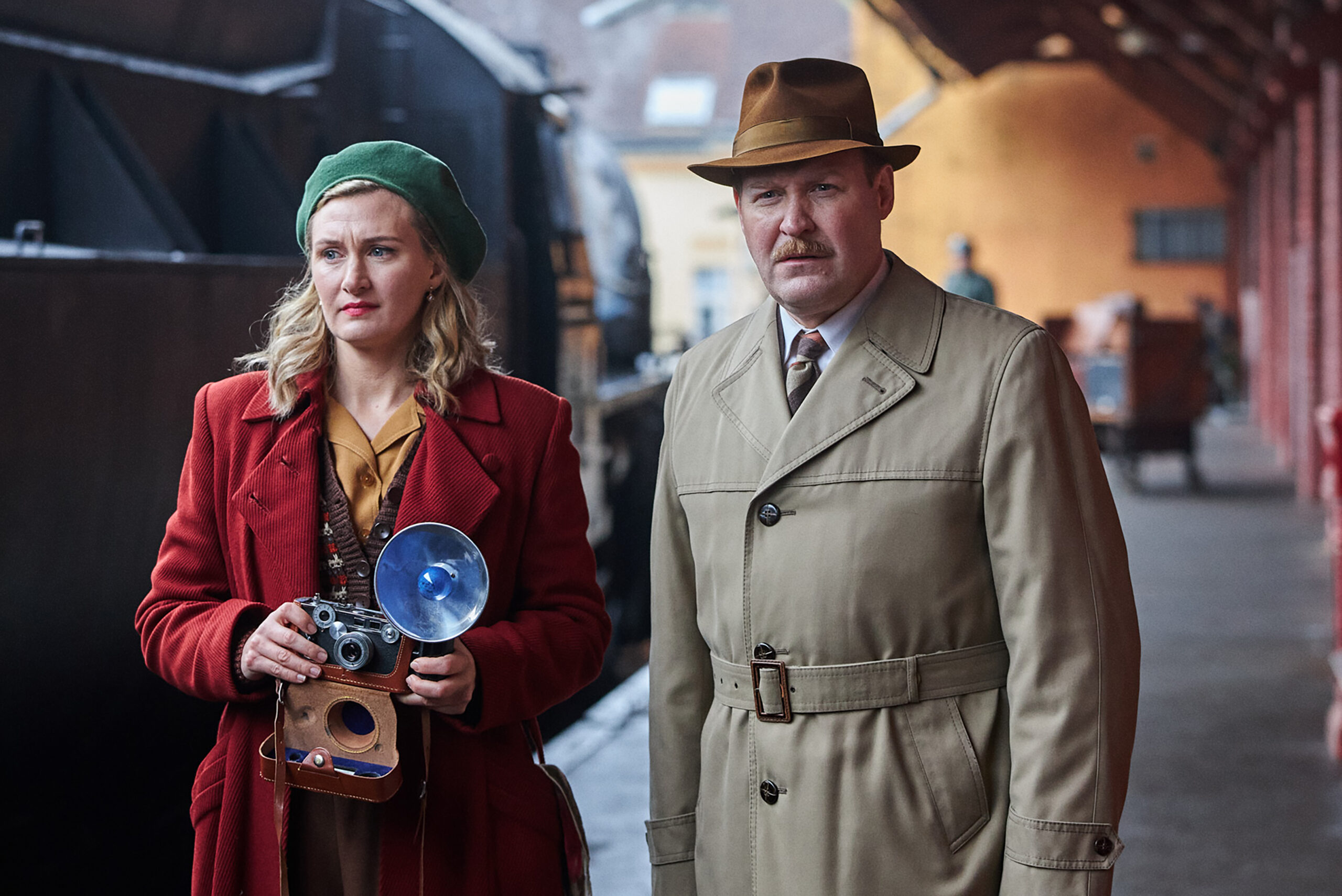 Bridgerton and Night Agent Return to Netflix this Feb 2 (L to R) Sissela Benn and Henrik Dorsin in The Swedish Connection | ©Image Credit: Netflix