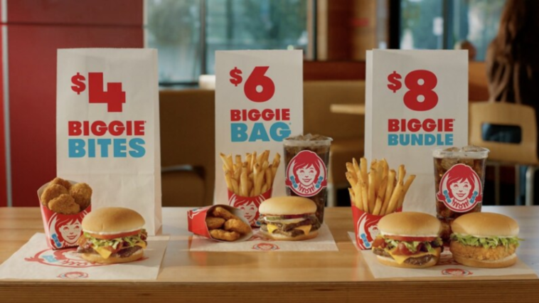 Wendy’s splits Biggie Deals into three price tiers | ©Image Credit: Wendy's