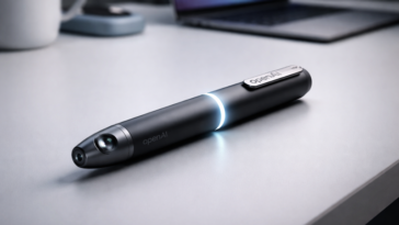 OpenAI is reportedly building a screenless pen-like AI device | ©Image Credit: AI-generated concept image via ChatGPT