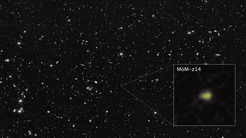 Astronomers confirm one of the earliest known galaxies | ©Image Credit: nasa.gov