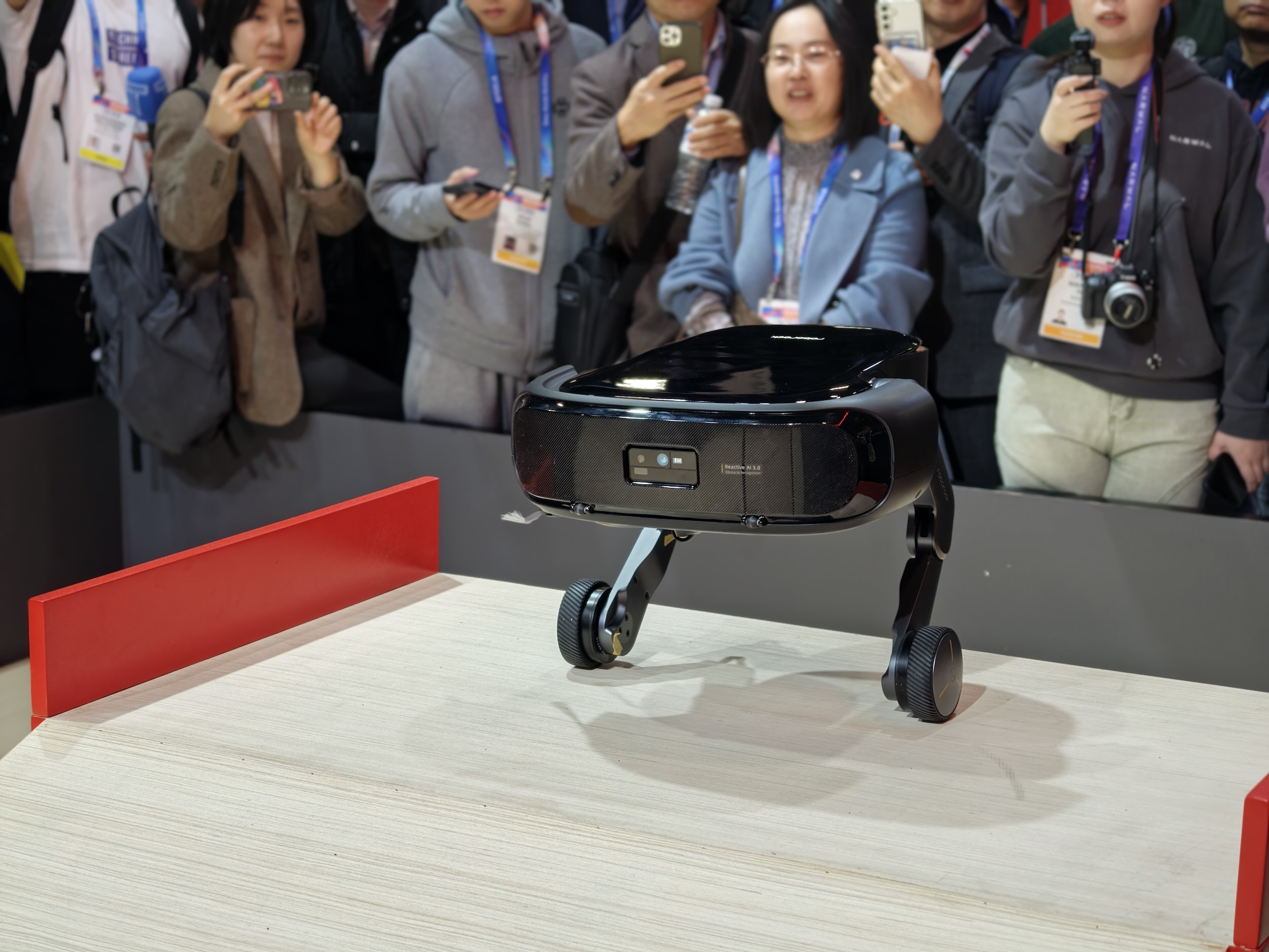 Roborock's Saros Rover is a robot vacuum that has a pair of legs ©Image Credit: GEEKSPIN