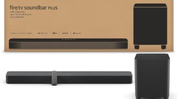 Amazon Fire TV Soundbar Plus with subwoofer ©Image Credit: Amazon