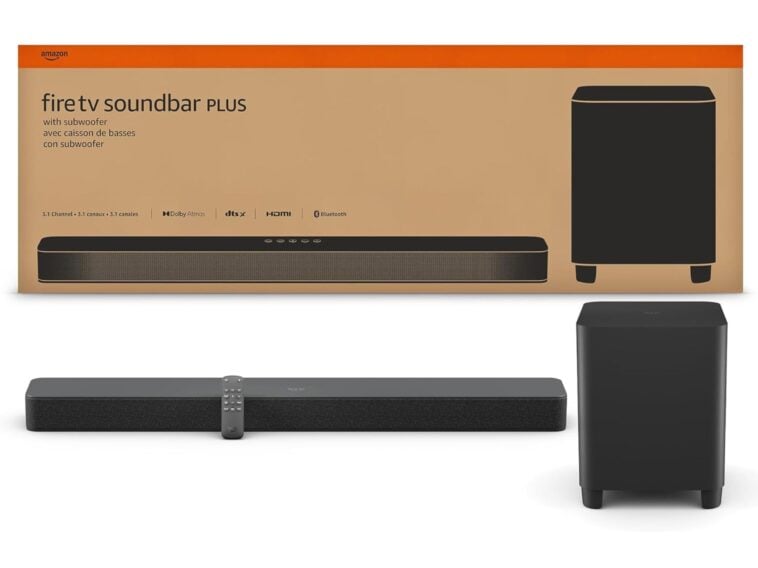 Amazon's $375 soundbar with subwoofer falls to $120 at Woot 1 Amazon Fire TV Soundbar Plus with subwoofer ©Image Credit: Amazon