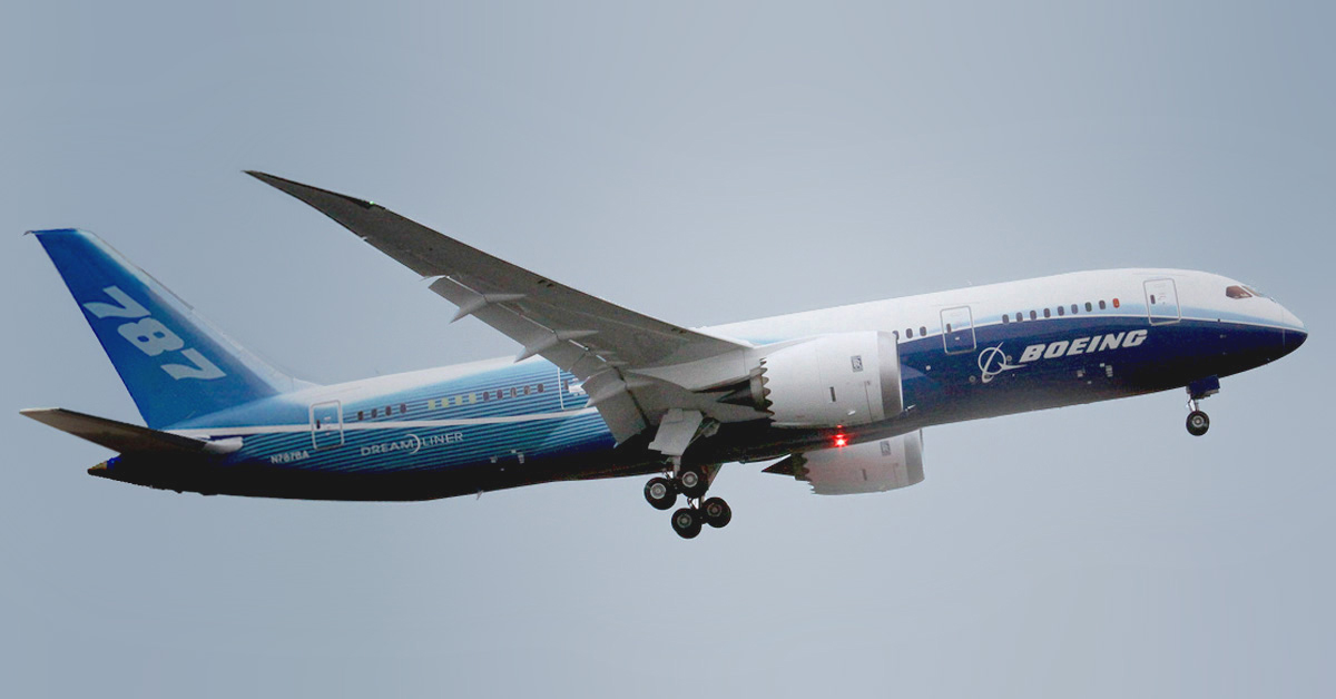 ZA004, the last 787‑8 test jet, retires after 16 years of pioneering flights and innovation. | ©Image Credit: Dave Sizer / Wikimedia Commons