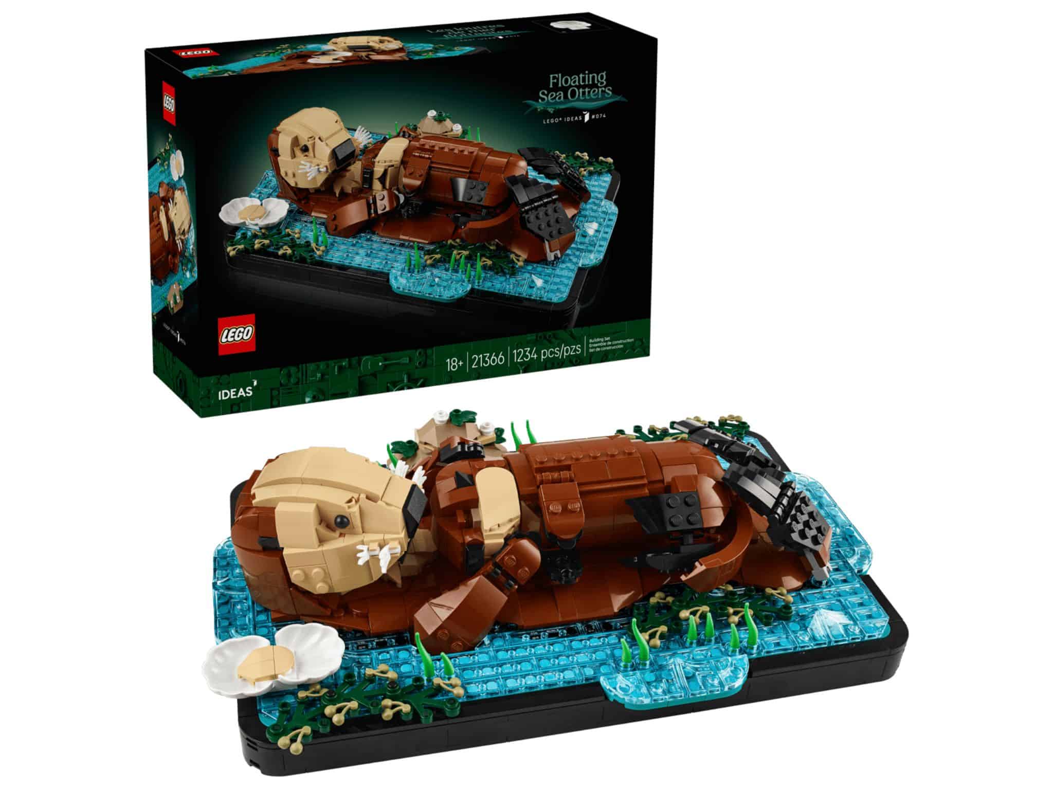 LEGO Floating Sea Otters ©Image Credit: LEGO