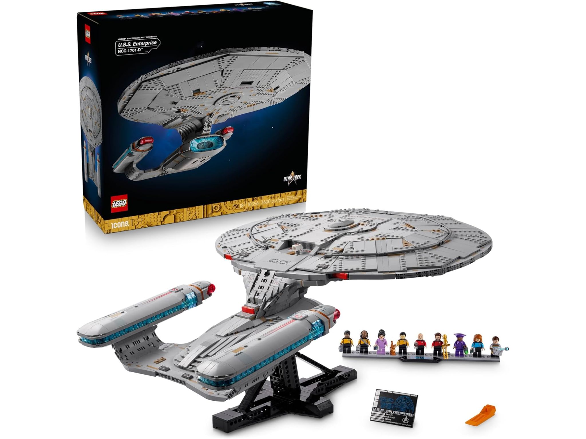LEGO Icons Star Trek U.S.S. Enterprise NCC-1701-D Set ©Image Credit: LEGO