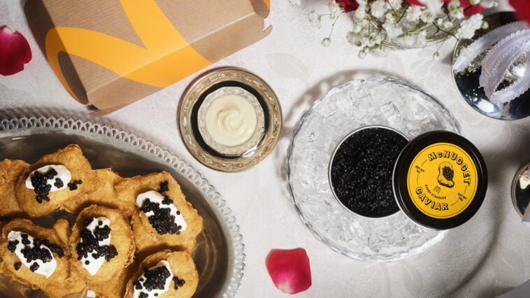 Nuggets, but make it fancy. McDonald’s is giving away caviar kits for a limited time only. | ©Image Credit: McDonald's
