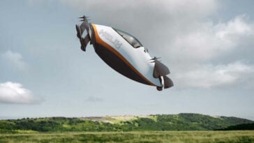 The Helix flying car lifts off without a runway, offering personal flight for $190K and no pilot license required. | ©Image Credit: Pivotal