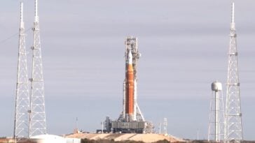 NASA’s Artemis II SLS rocket and Orion spacecraft are heading back to the Vehicle Assembly Building (VAB) ©Image Credit: NASA