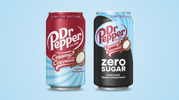 Dr Pepper Creamy Coconut will return to shelves this year | ©Image Credit: Keurig Dr Pepper