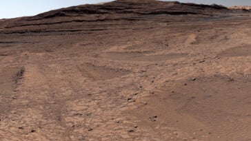 NASA Curiosity’s close-up view of Mars boxwork ridges once mistaken for giant spiderwebs from orbit. | ©Image Credit: NASA