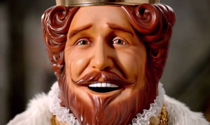 The "Creepy King" is out as Burger King pivots to a guest-first future ©Image Credit: Burger King YouTube