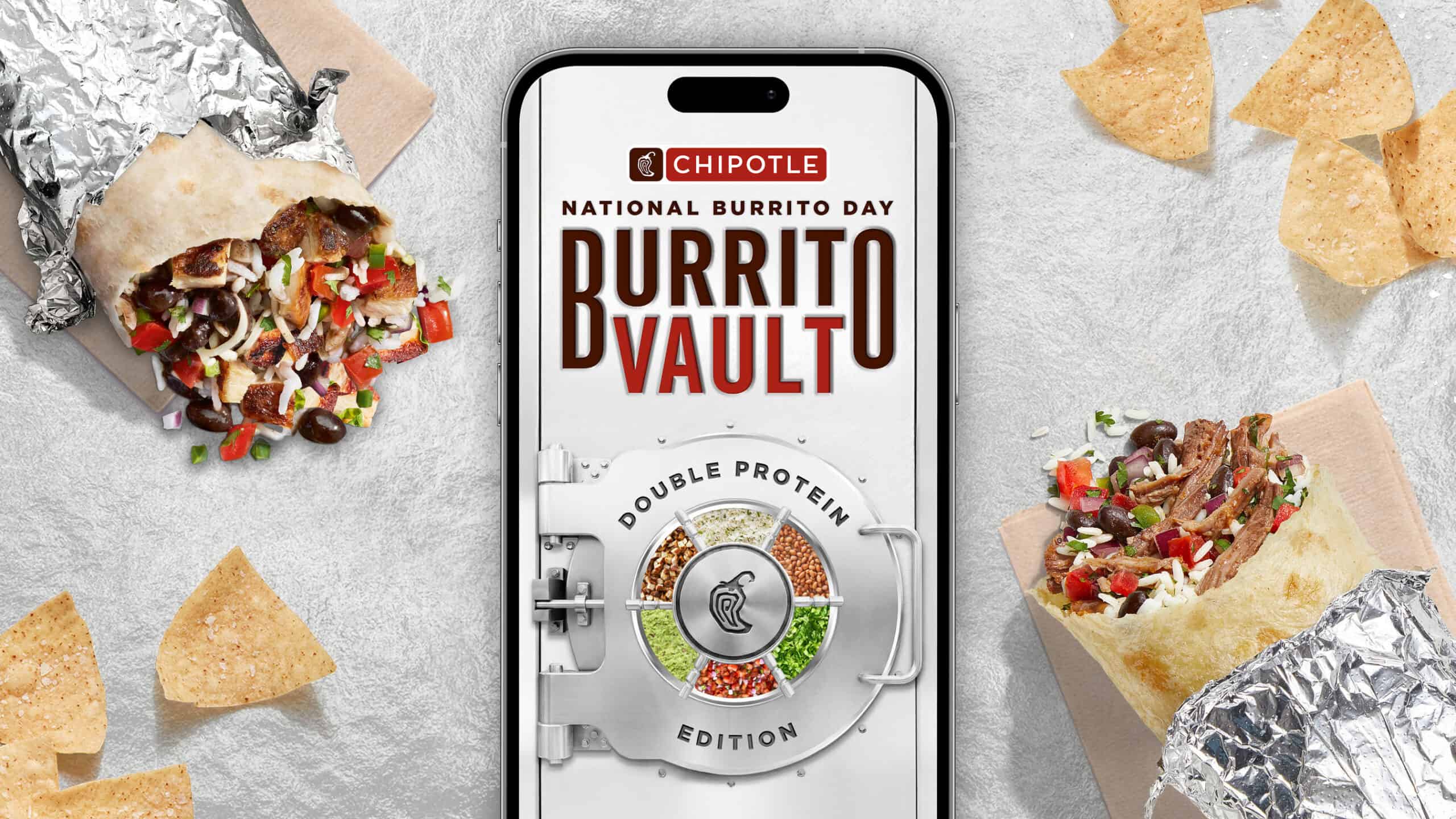 National Burrito Day game returns with double protein twist | ©Image Credit: Chipotle