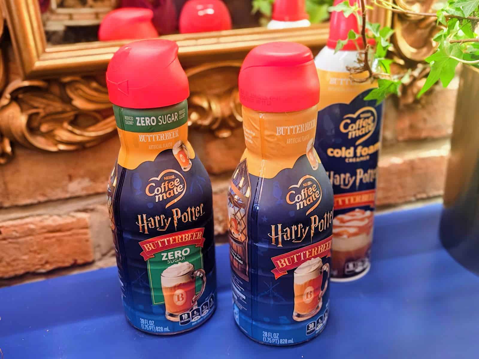 A free 'Harry Potter' pop-up is taking over Manhattan this weekend 2 The new Harry Potter x Coffee-mate creamers take center stage at NYC's Butterbeer Café pop-up. ©Image Credit: GEEKSPIN