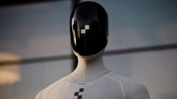 Figure AI’s Figure 03 humanoid robot made a surprise appearance at Melania Trump’s Fostering the Future Together Global Coalition Summit at the White House. | © Image Credit: Figure AI