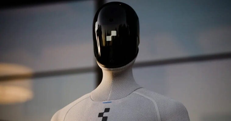 Melania Trump debuts humanoid robot at White House summit 1 Figure AI’s Figure 03 humanoid robot made a surprise appearance at Melania Trump’s Fostering the Future Together Global Coalition Summit at the White House. | © Image Credit: Figure AI