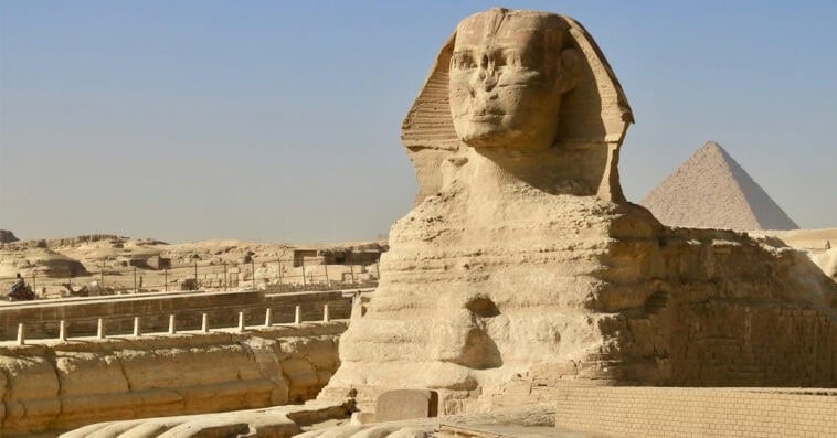Scientists may have found a second Sphinx in Egypt 1 Satellite imagery highlights a mysterious mound that could hide a second Sphinx beneath the sands of Giza. | ©Image Credit: Hongbin / Unsplash
