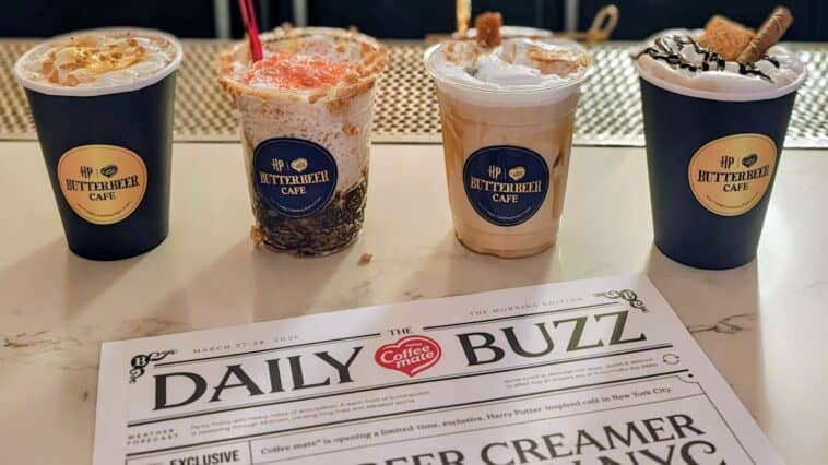 Coffee mate is bringing free Harry-Potter inspired coffee drinks to NYC this weekend ©Image Credit: GEEKSPIN