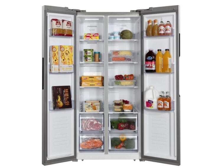 Hamilton Beach 15.6 cu. ft. side-by-side refrigerator ©Image Credit: Hamilton Beach