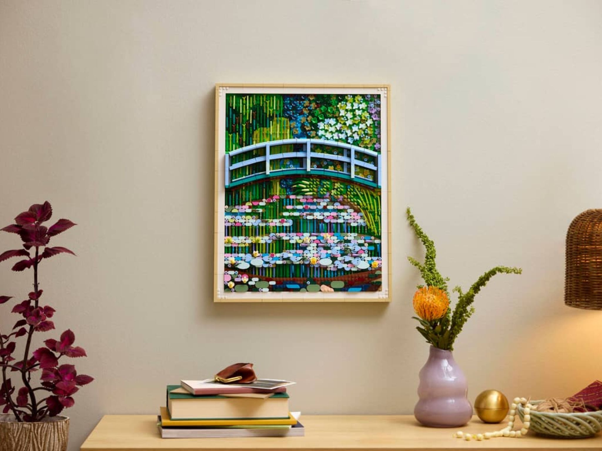 LEGO Claude Monet – Bridge over a Pond of Water Lilies ©Image Credit: LEGO
