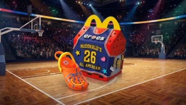 Mini Crocs, big fun! McDAAG Happy Meal drops March 10 at McDonald’s. | ©Image Credit: McDonald's