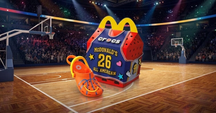 Mini Crocs, big fun! McDAAG Happy Meal drops March 10 at McDonald’s. | ©Image Credit: McDonald's