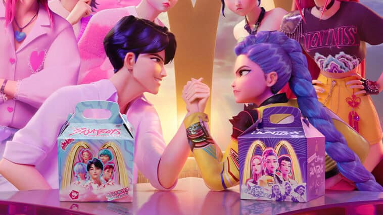 McDonald’s KPop Demon Hunters meals bring HUNTR/X and Saja Boys to your plate—choose your side in this tasty showdown! | ©Image Credit: McDonald's