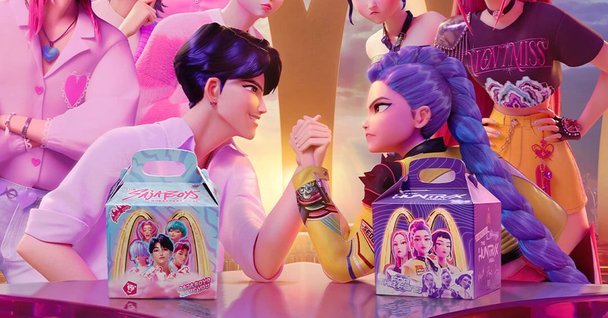 McDonald’s KPop Demon Hunters meals bring HUNTR/X and Saja Boys to your plate—choose your side in this tasty showdown! | ©Image Credit: McDonald's