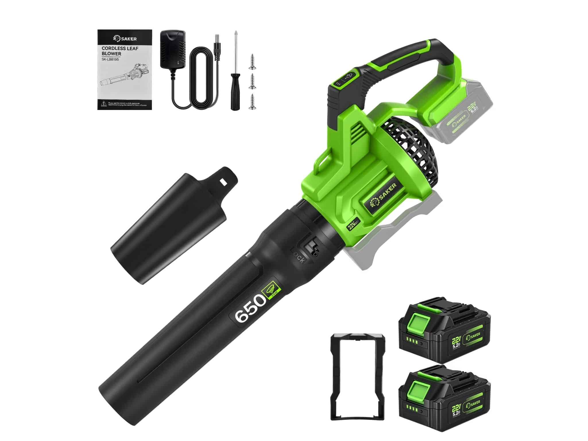 Saker Cordless Leaf Blower ©Image Credit: Saker
