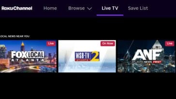 Roku’s new interface makes finding your local news as easy as one click. Free, live, and tailored to your city. | ©Image Credit: Roku